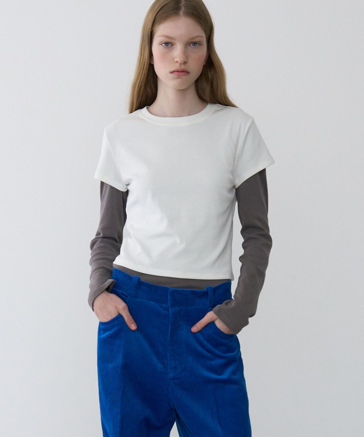 문선 아카이브(MOONSUN ARCHIVE) MJ Short Sleeve T-Shirt / WHITE