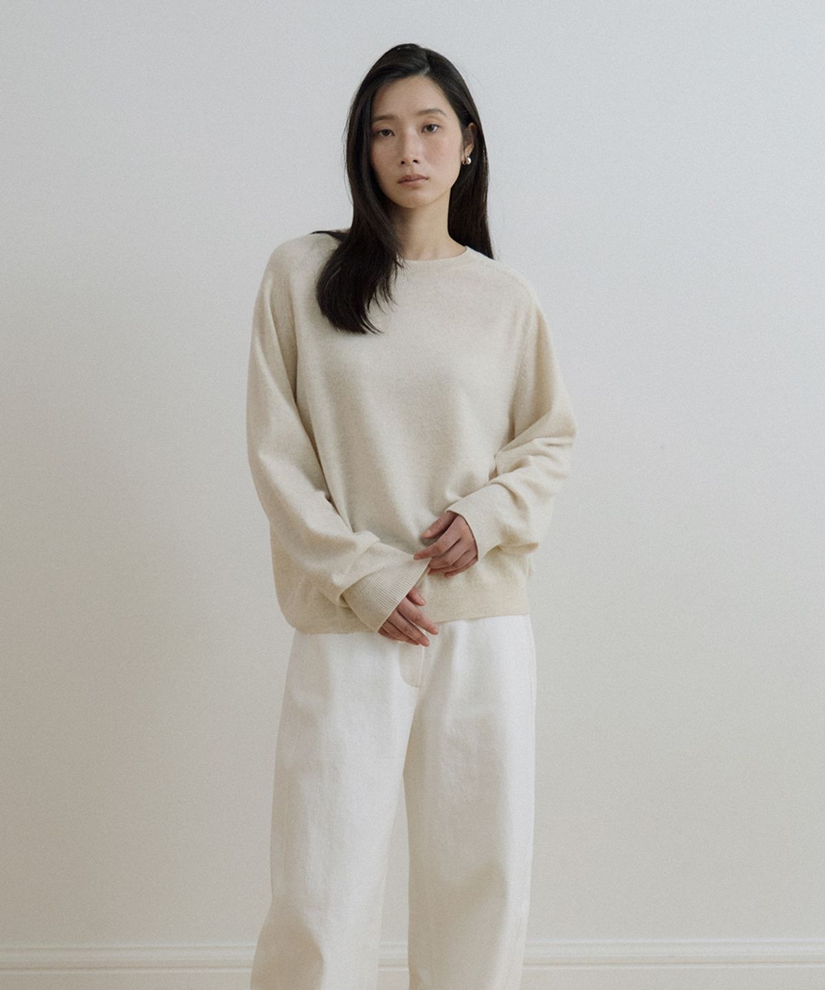 링서울(LINGSEOUL) wool raglan knit-oatmeal