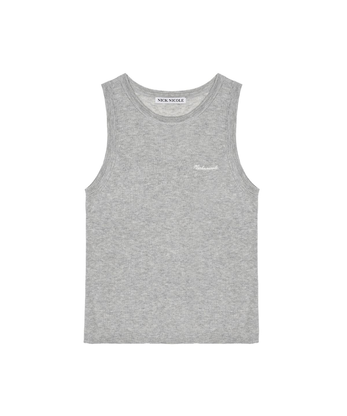 닉앤니콜(NICK&NICOLE) MINIMAL SLEEVELESS TOP_GRAY