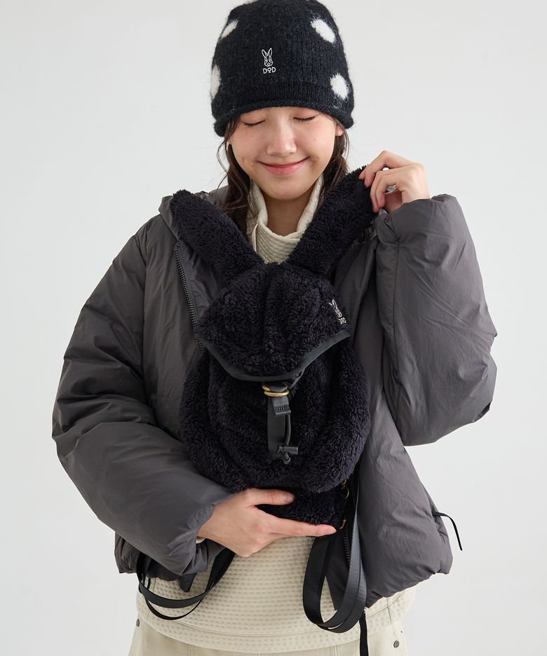 우사기 미니 백팩 (2L)(BLACK)