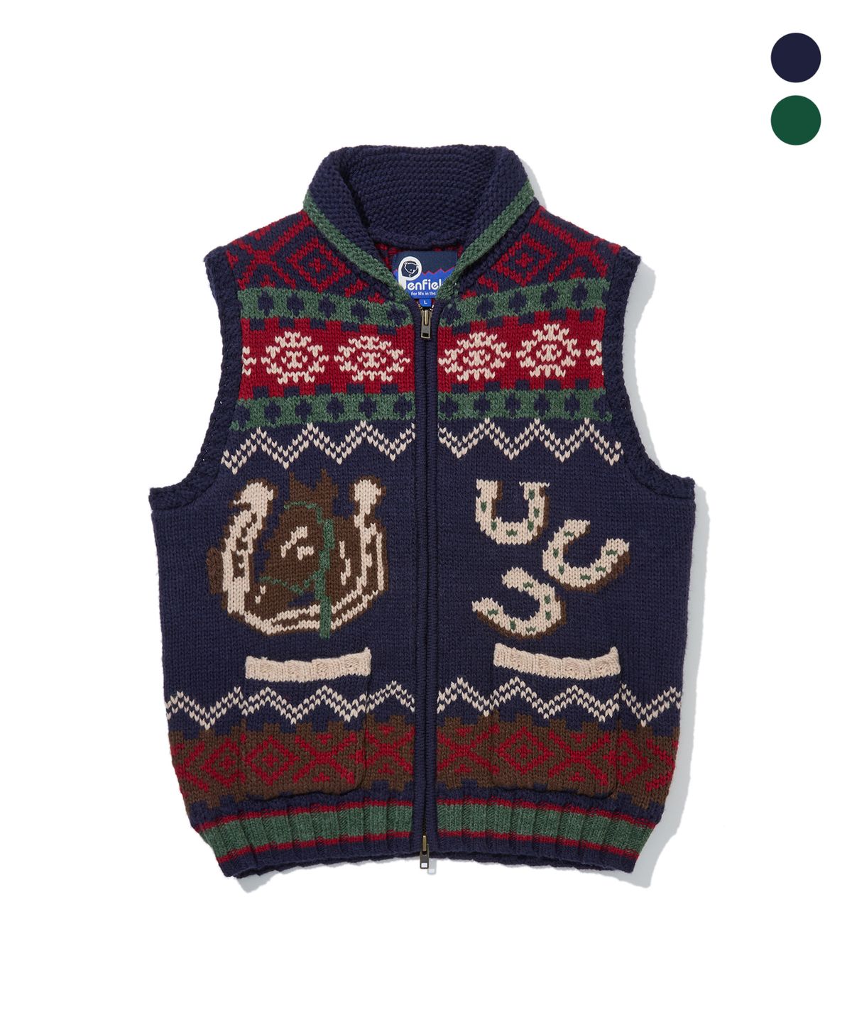 펜필드(PENFIELD) [PF]웨이파인더 코위찬 베스트 집업_FS4NV01U