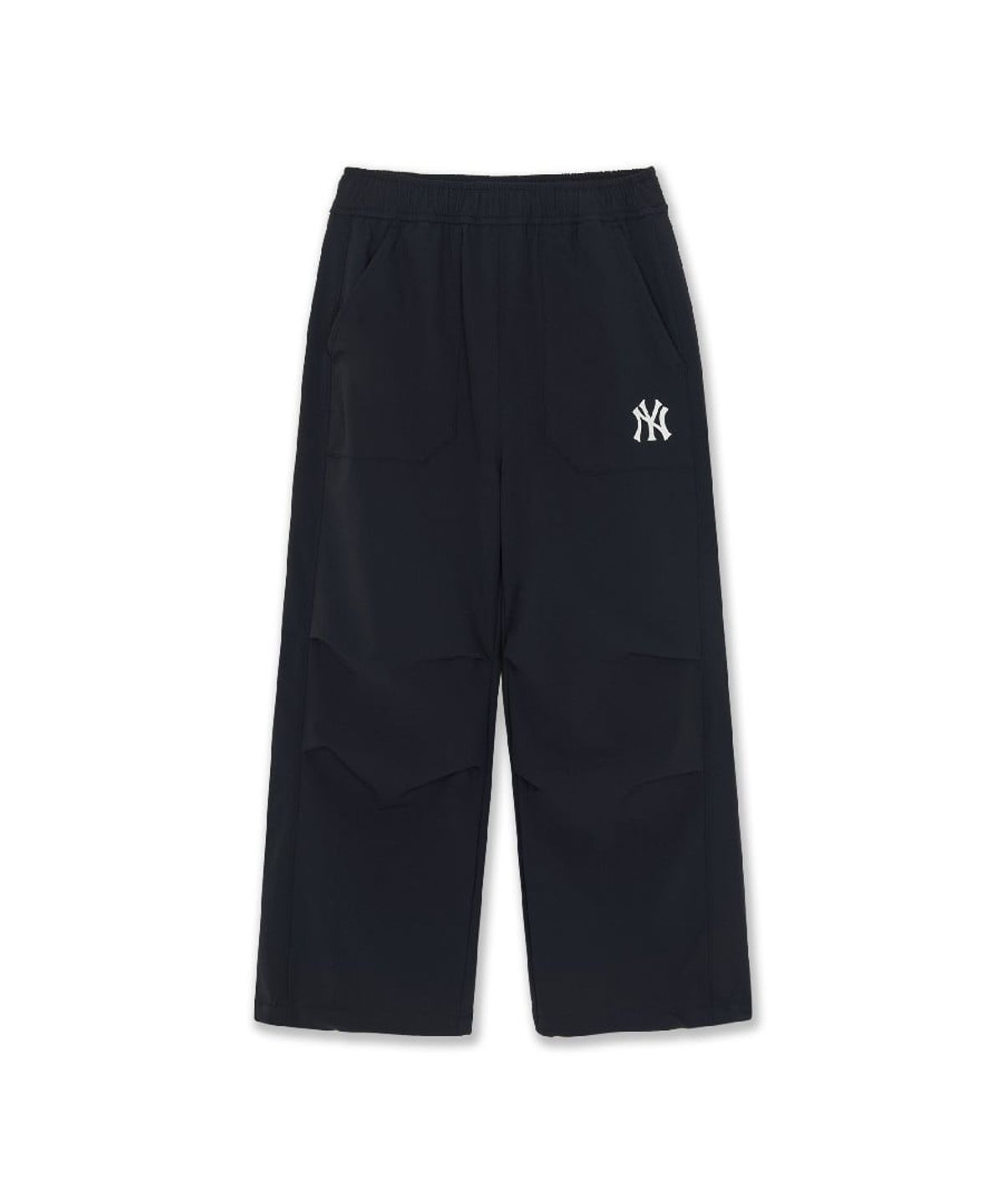 엠엘비 키즈(MLB KIDS) 스포티브 와이드 홑겹 우븐팬츠 NY (Black)