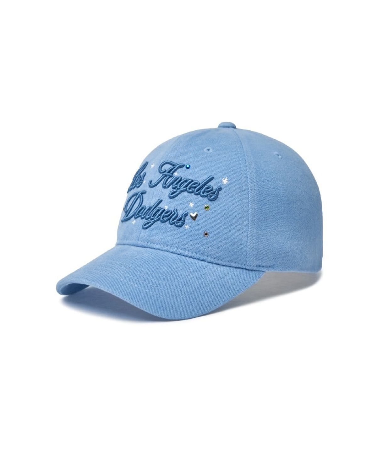 엠엘비 키즈(MLB KIDS) 여아 스톤비즈 피치트윌 볼캡 LA (Sky blue)