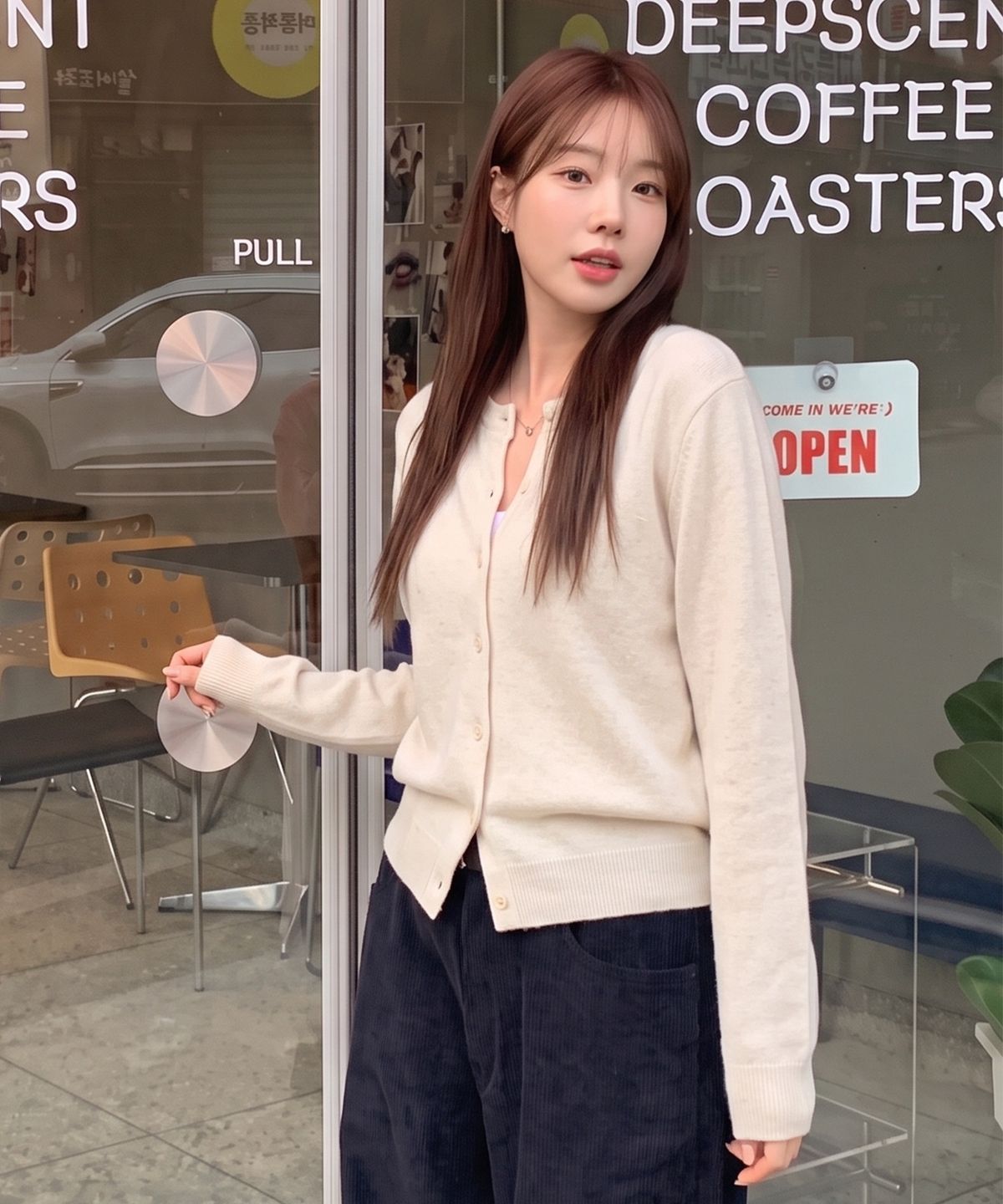 누아트 스튜디오(NUART STUDIO) 우먼 레이어 크롭 가디건 5colors