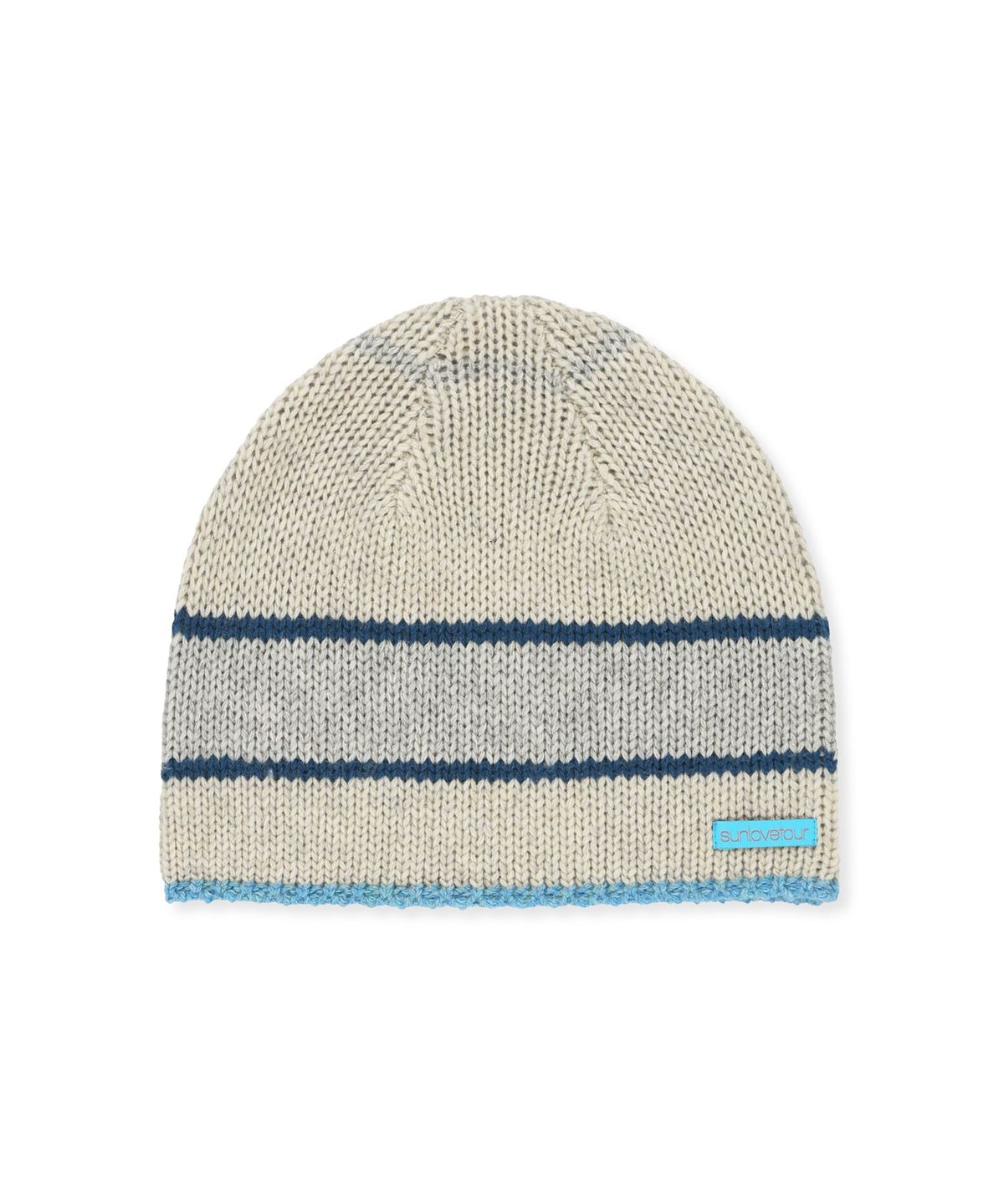 썬러브투어(SUNLOVETOUR) Varsity Stripe Beanie Ivory
