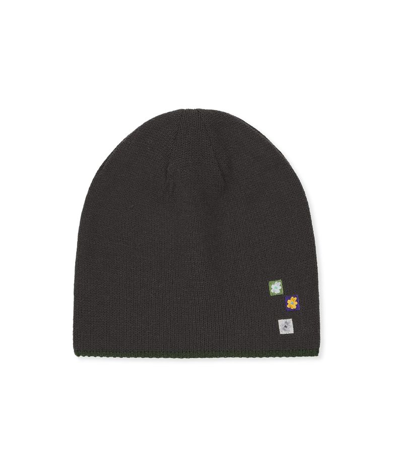 Reversible Net Beanie Brown