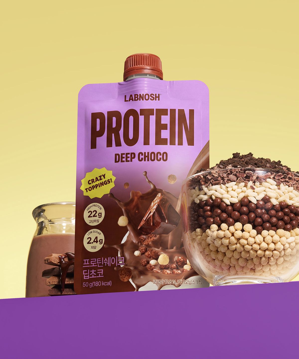 랩노쉬(LABNOSH) 프로틴쉐이크 딥초코 7개입