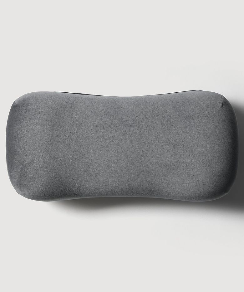 JAJU HEAT 밍크플리스 메모리폼 베개 45X22cm 차콜
