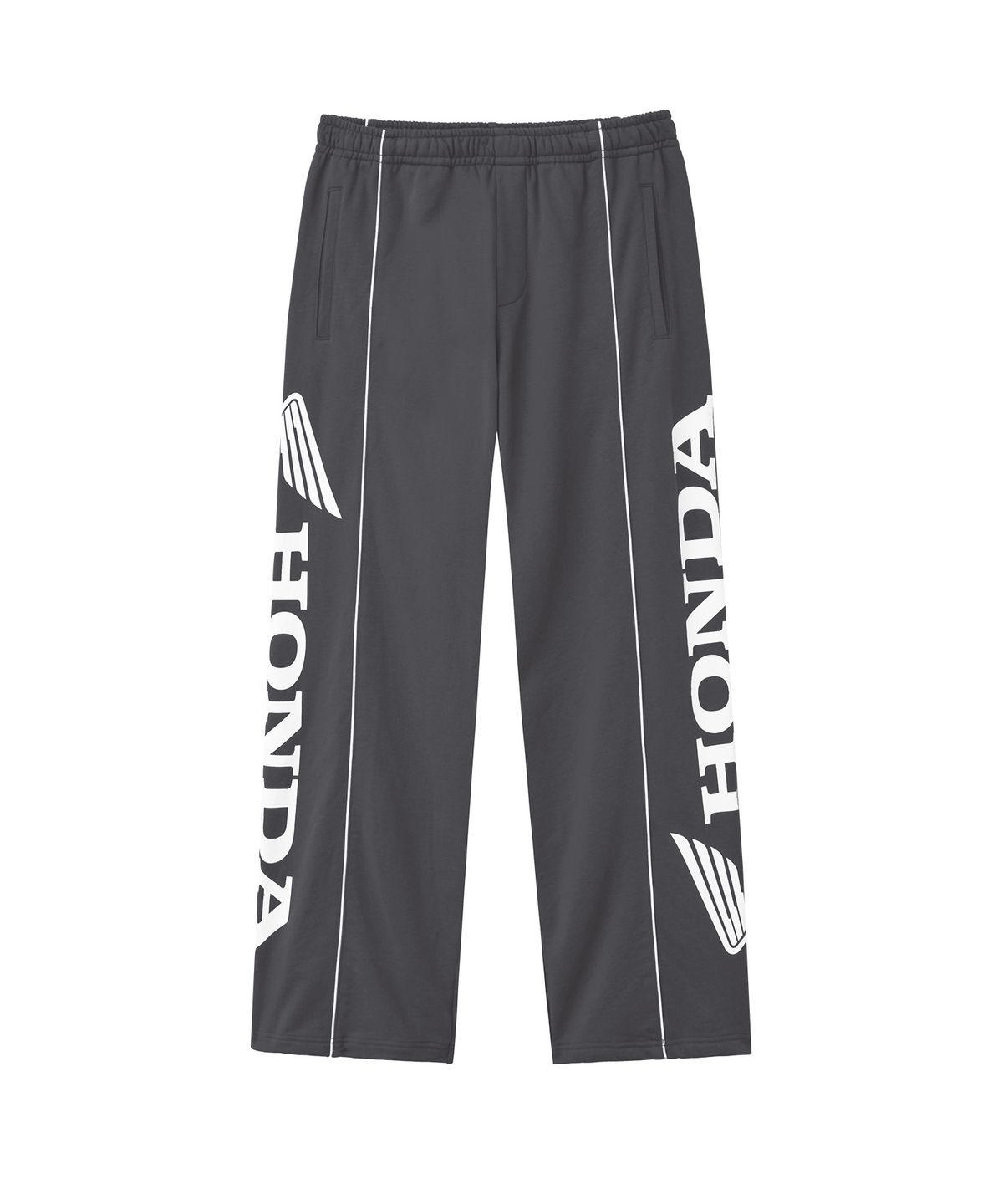 핍스 모터사이클(PHYPS MOTORCYCLE) Racing Piping Sweatpants Charcoal