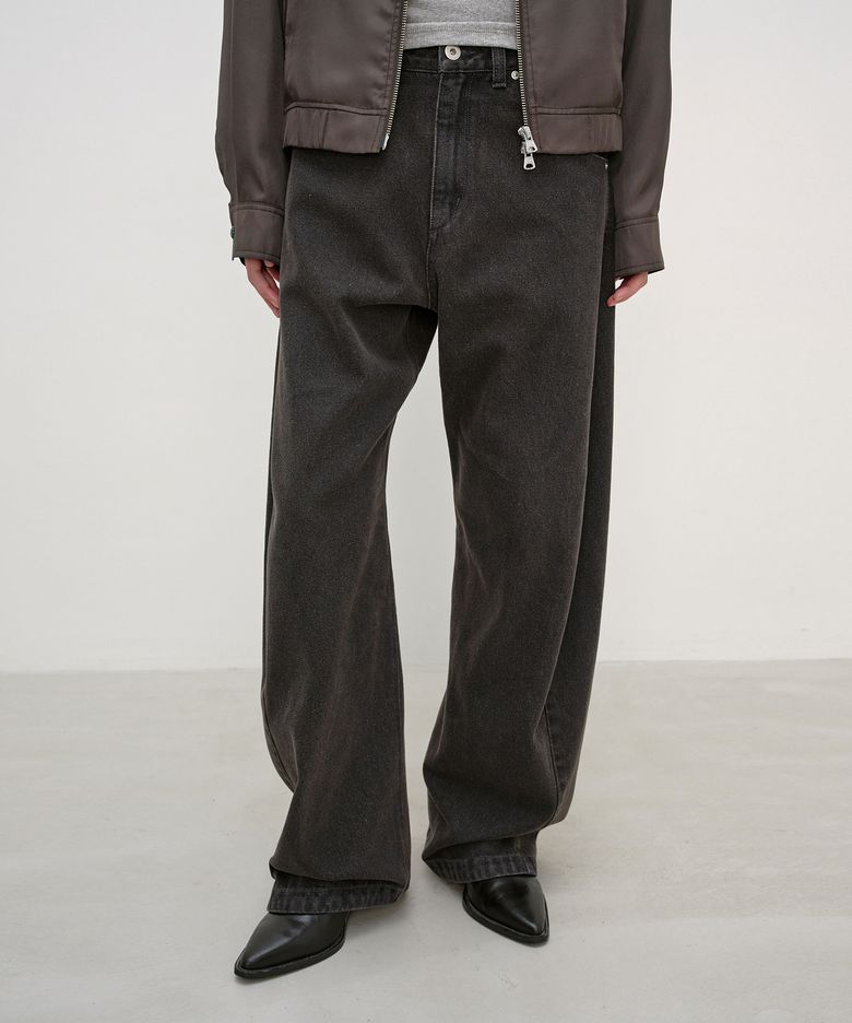 코티드 워싱 엔지니어드 진 BROWN