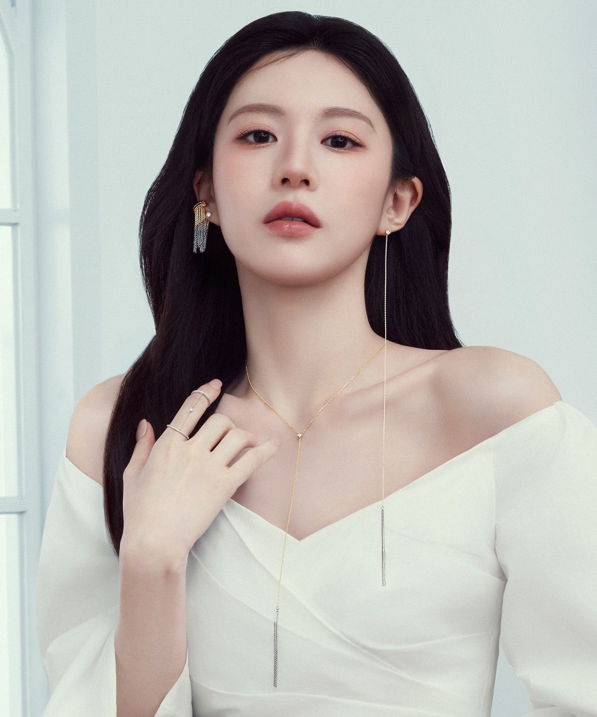 디디에두보(DIDIER DUBOT) 센슈얼 랩 다이아몬드 골드 목걸이 JDSNQ6F48HC