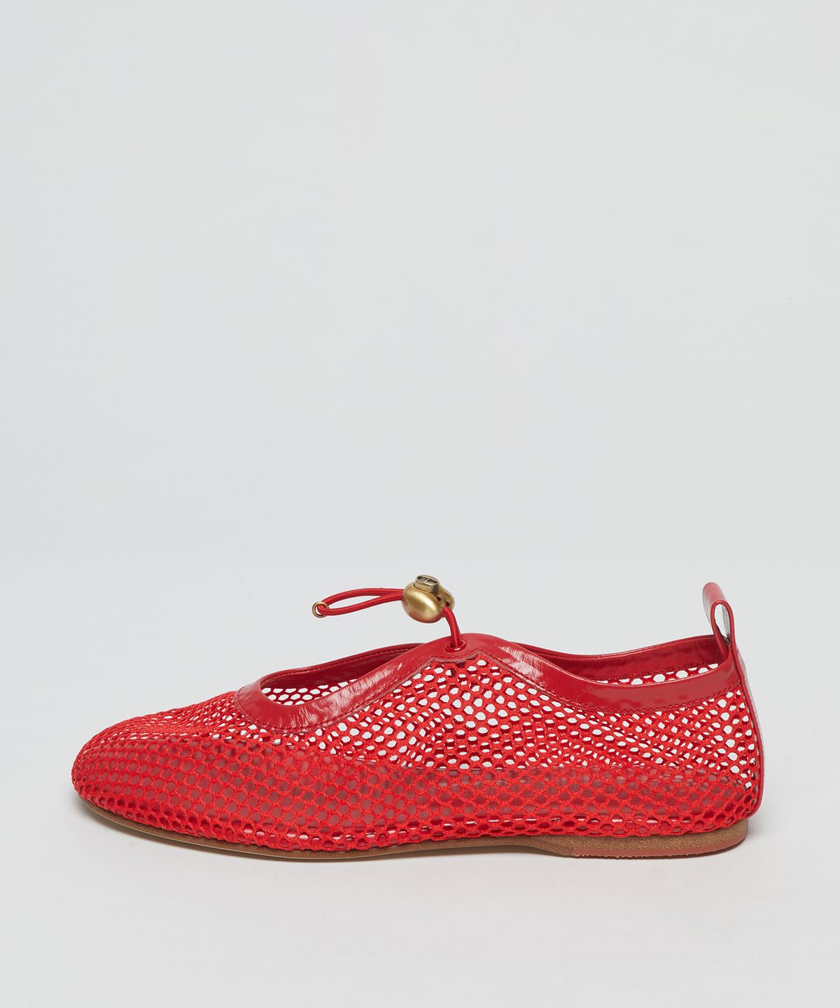아카이브앱크(ARCHIVEPKE) Mesh luv string flats(Red fever)_OK1DM25001RED