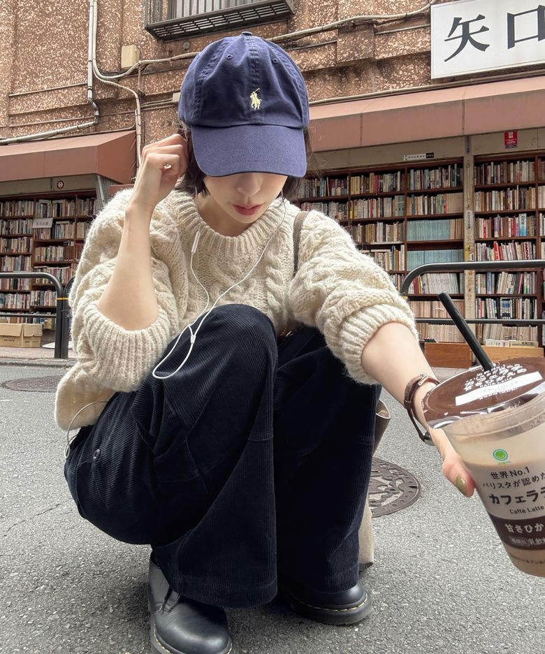 Analog Alpaca Blend Cable Knit (Ivory)