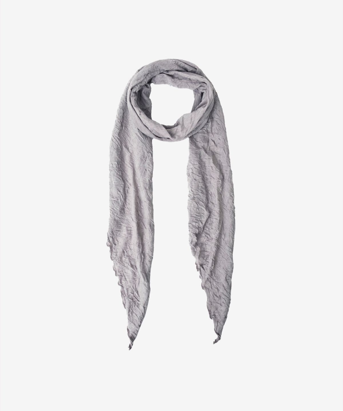 인사일런스 우먼(INSILENCE WOMEN) [JAPAN FABRIC] 크리즈 스카프 ASHED BEIGE