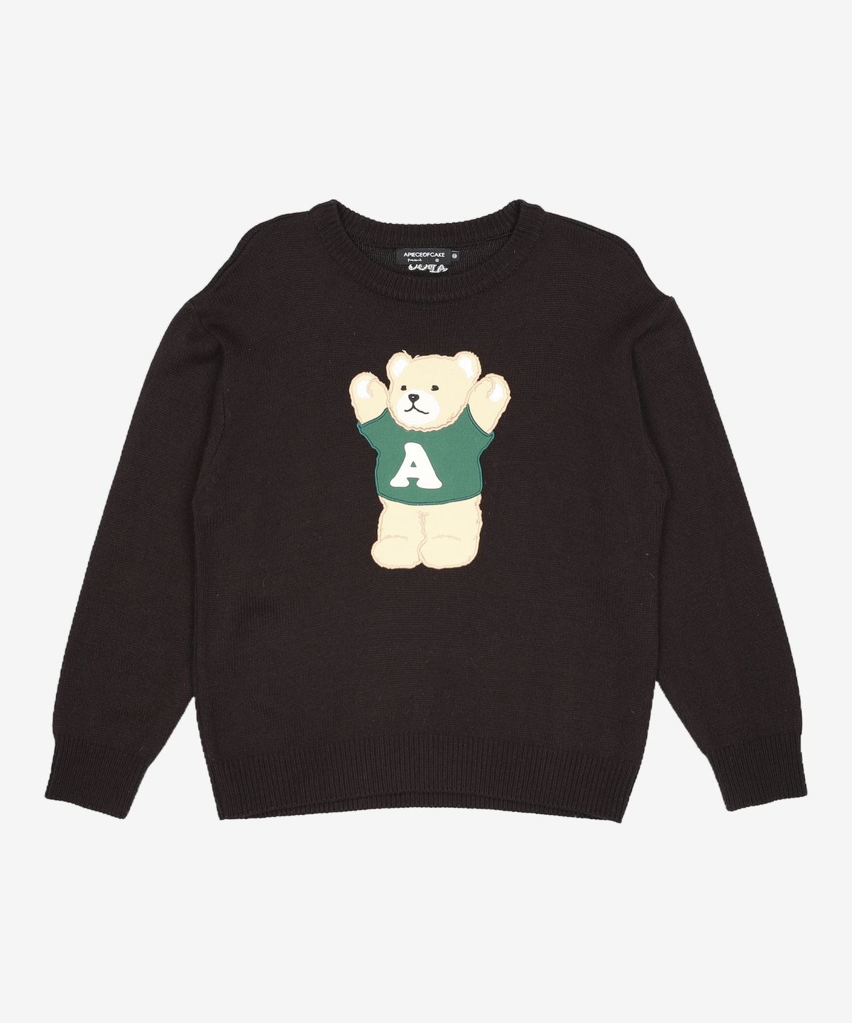 어피스오브케이크(APIECEOFCAKE) Signature Bear Knit_Neon M