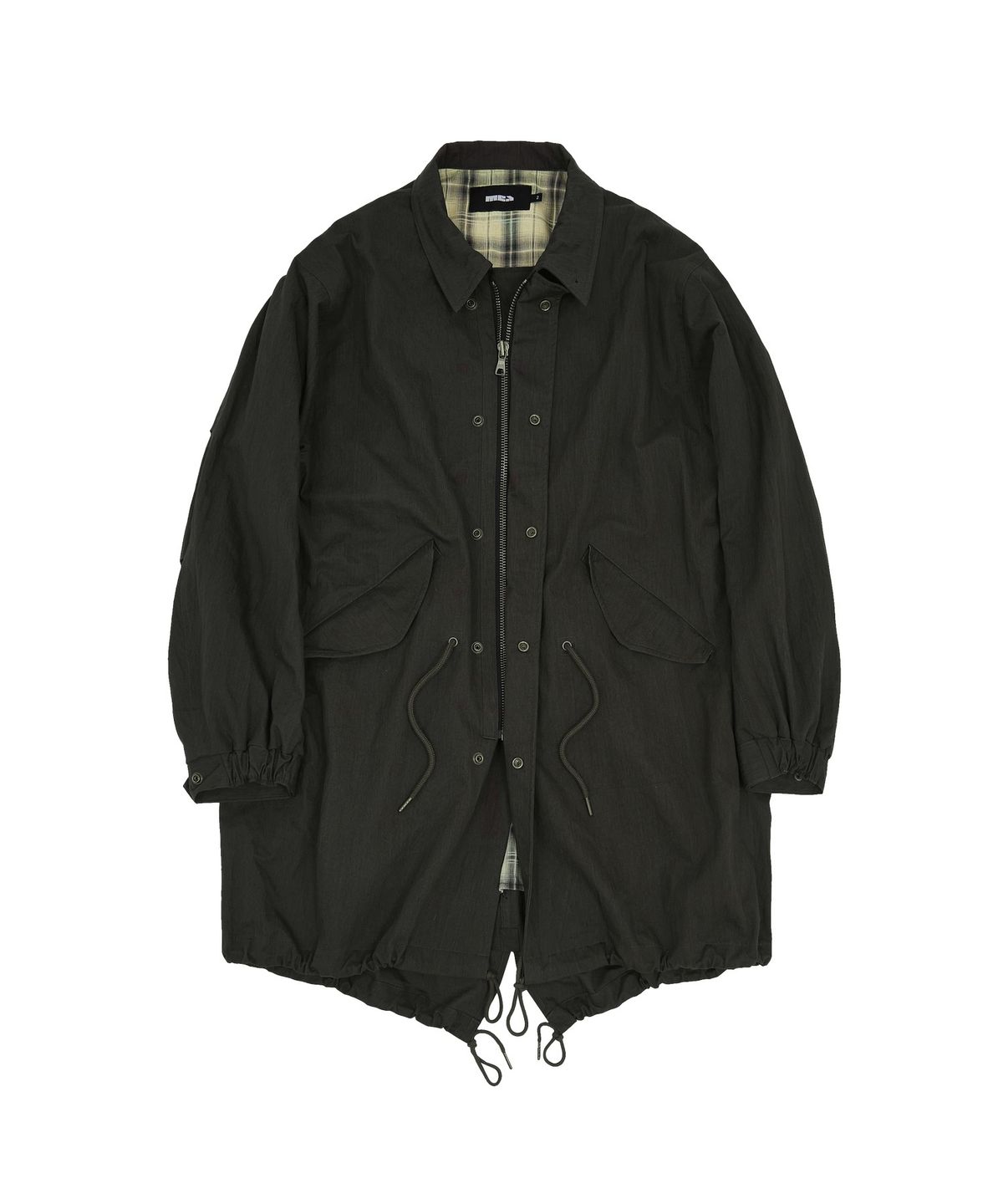메아(MEA) WASHED FISHTAIL JACKET [DARK BROWN]