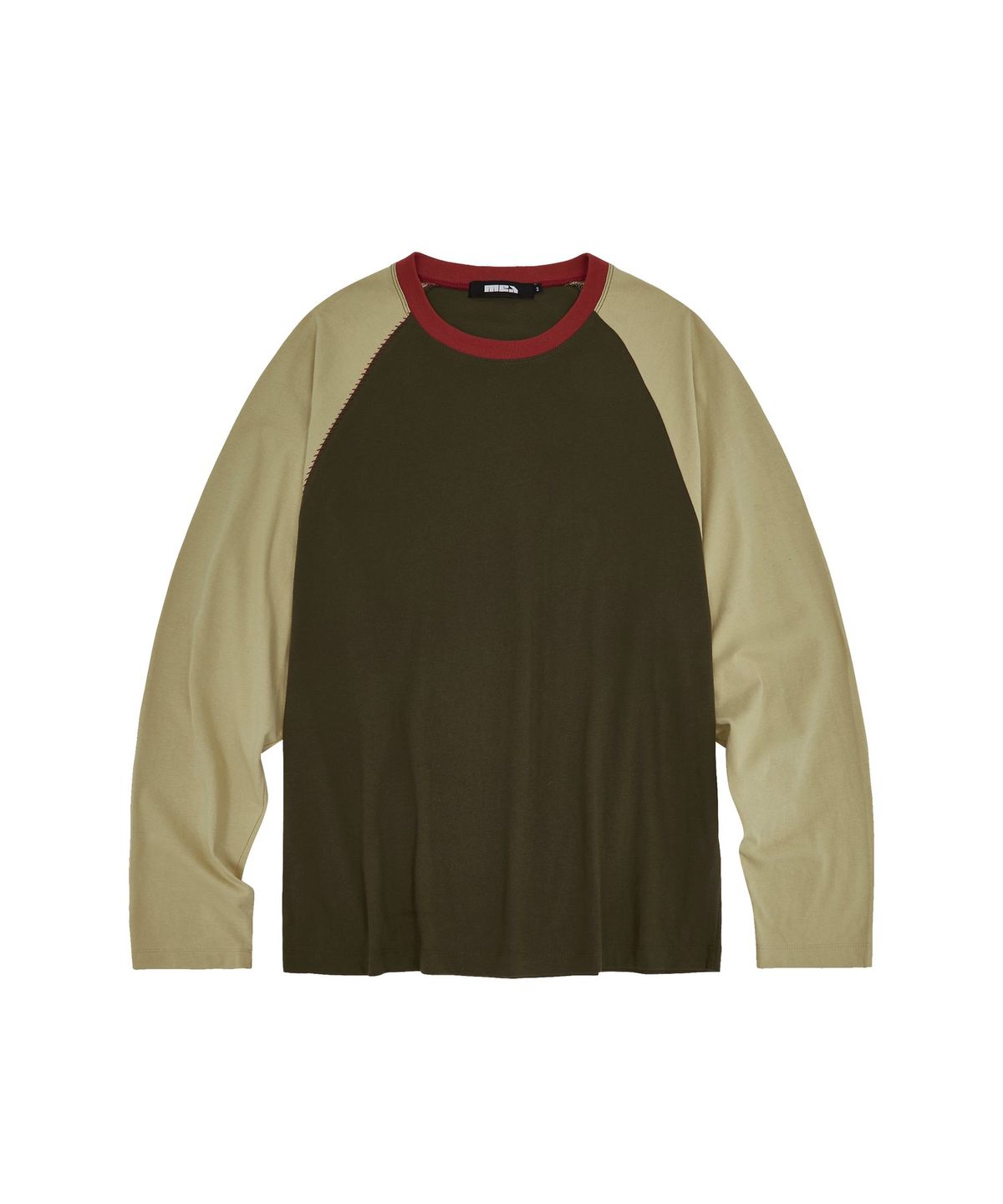 메아(MEA) 3 COLOR RAGLAN STITCH L/S [LEMON]