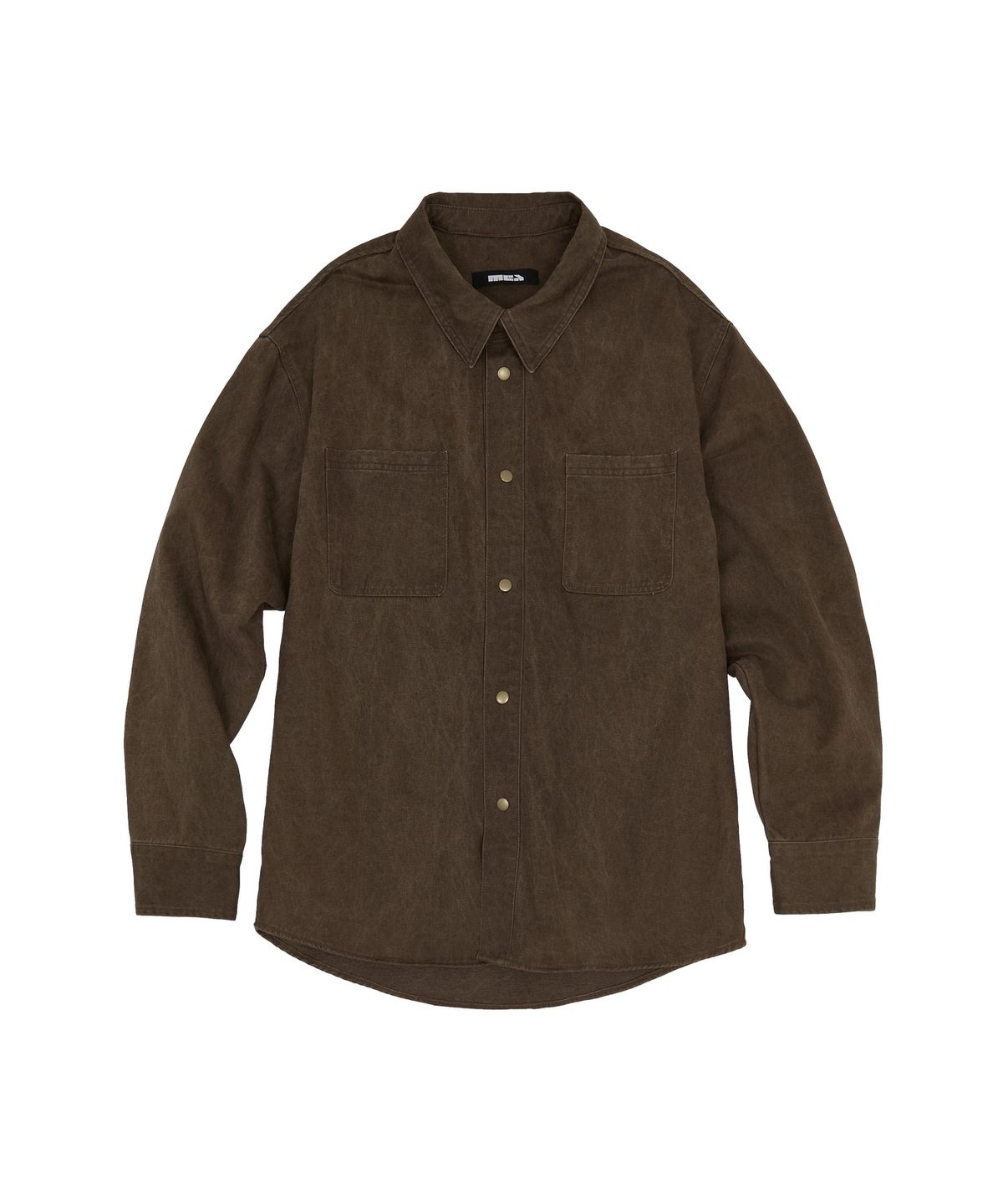 메아(MEA) VINTAGE WASHED SHIRT [BROWN]