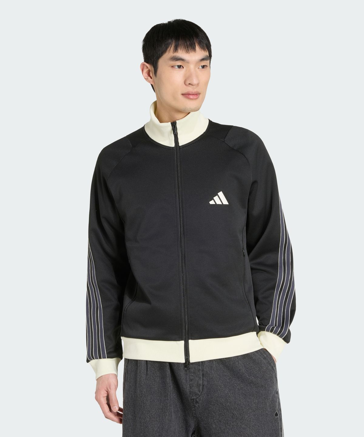 아디다스(ADIDAS) 스태디움 레귤러 핏 피케 트랙 탑 KV5898