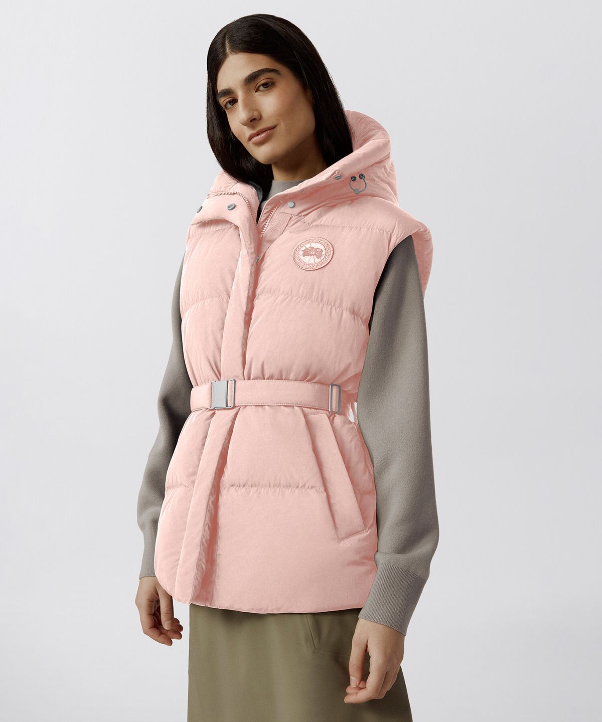 캐나다구스(CANADAGOOSE) 여성 레일라 베스트(Melange Pink)_Q246AWVT02MPB