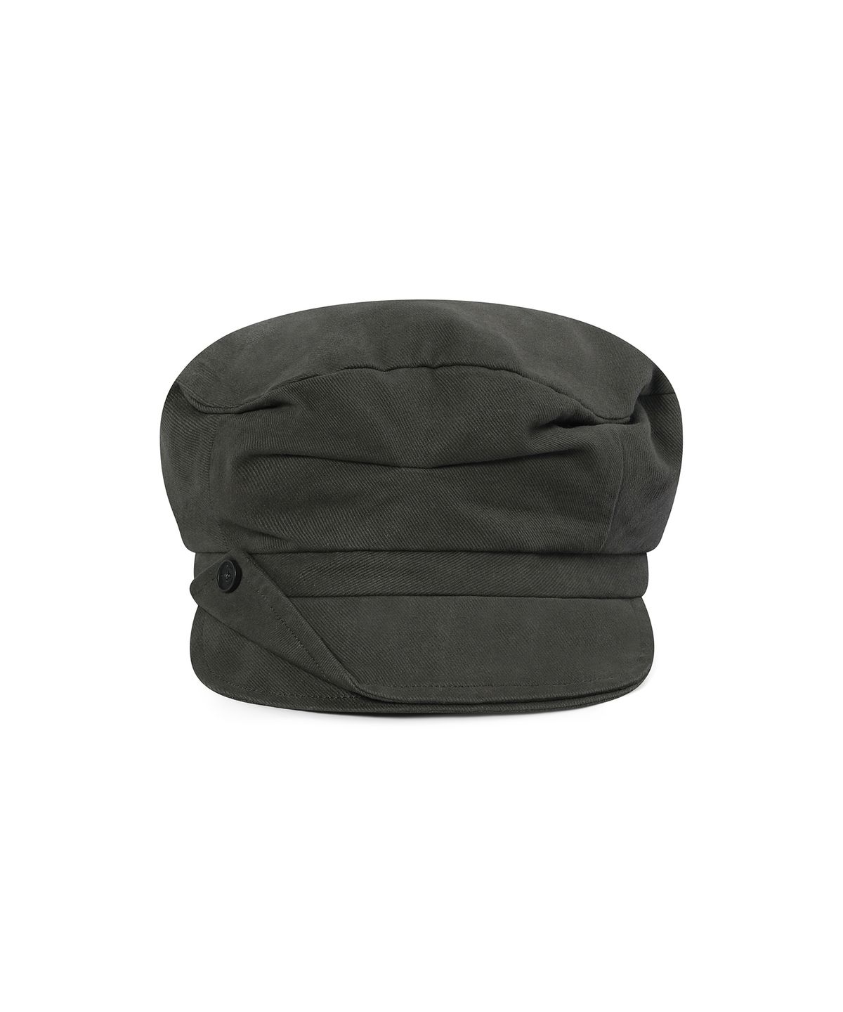 미세키서울(MISEKI SEOUL) Folding button newsboy cap CHARCOAL