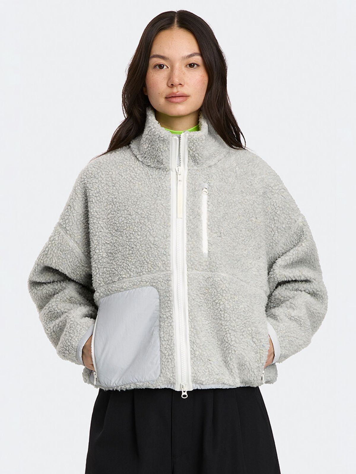 캐나다구스(CANADAGOOSE) 여성 심코 플리스 자켓(Silver)_Q266AWJW02SIB