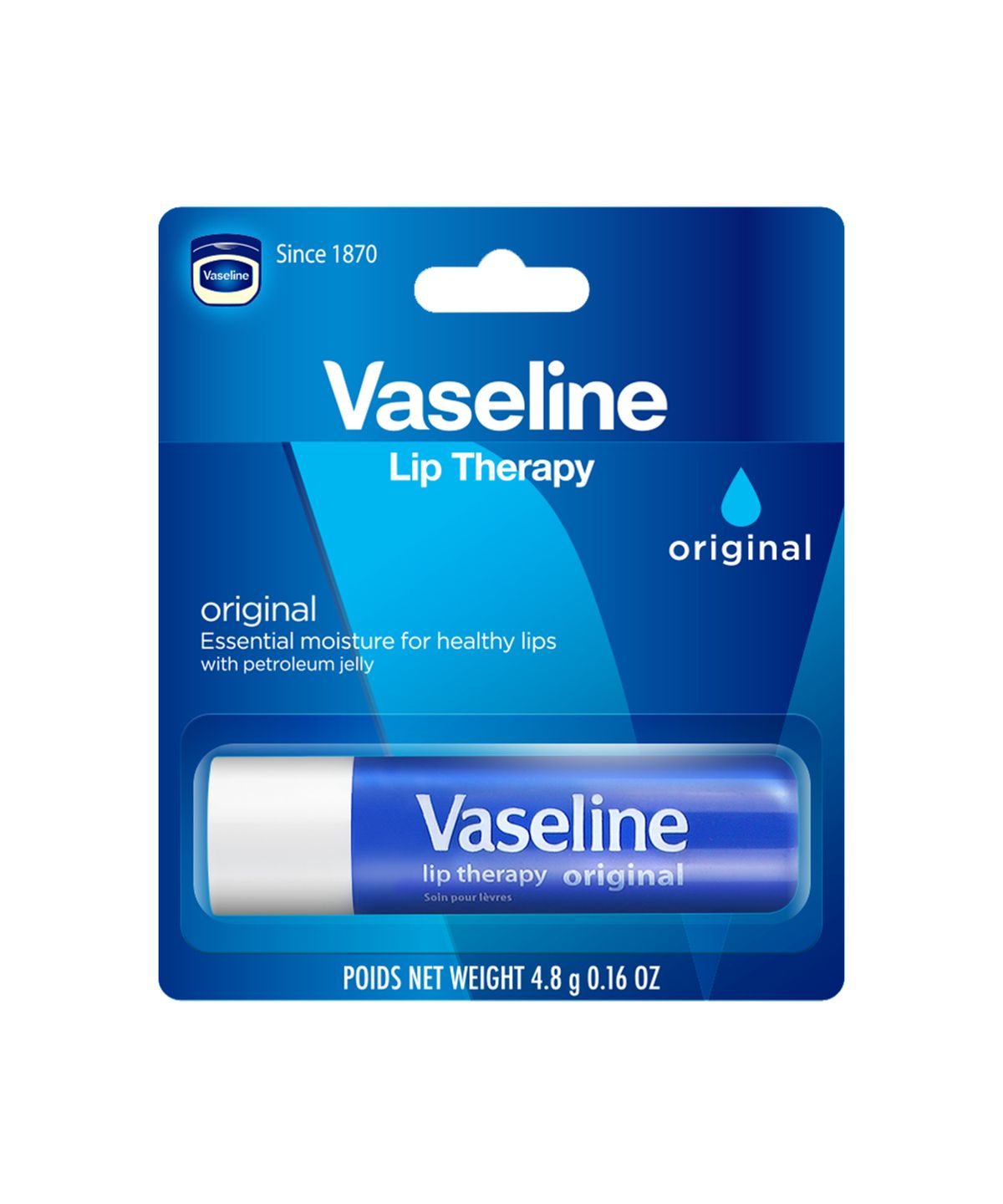 바세린(VASELINE) 바세린 립테라피 오리지널 립밤 (스틱) 4.8G