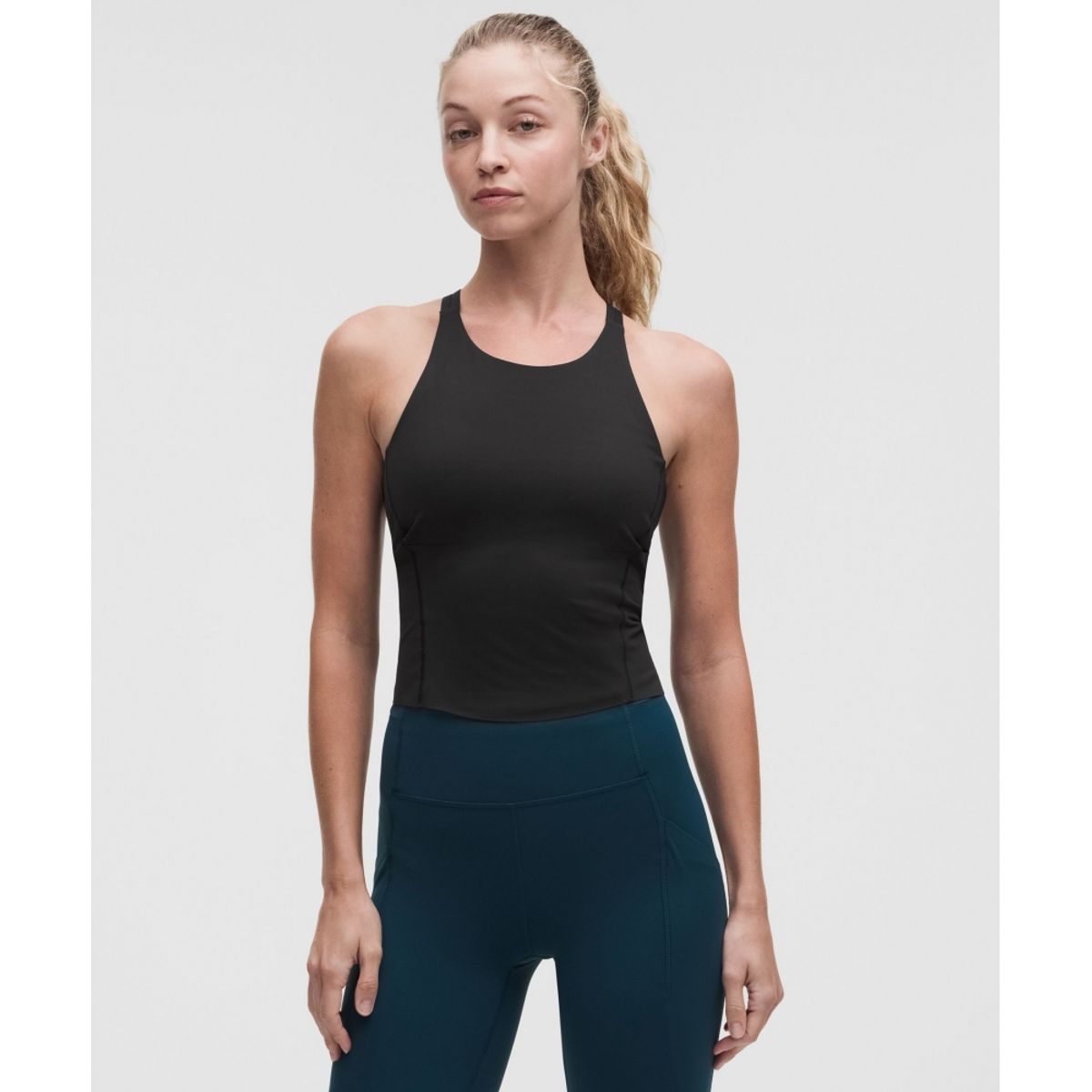 룰루레몬(LULULEMON) 패스트 앤 프리 탱크탑 *미디엄 서포트, B C컵  BLK