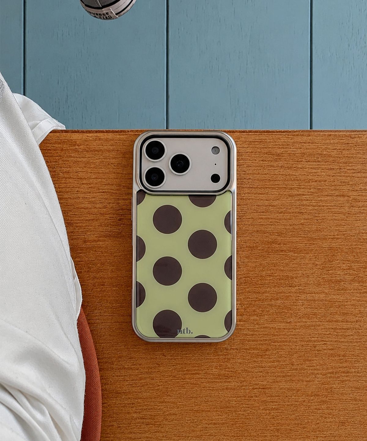 네이처백(NATUREBACK) dot-dot epoxy case(그린브라운)[+맥세이프][아이폰/갤럭시]
