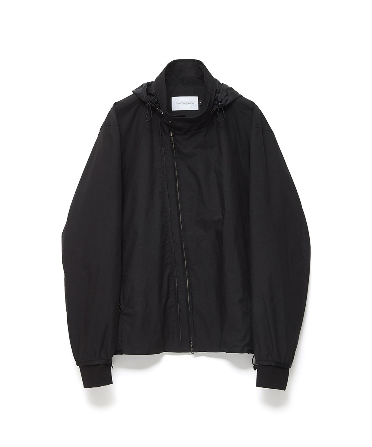 해칭룸(HATCHINGROOM) Diagonal Zip Jacket V2 Black