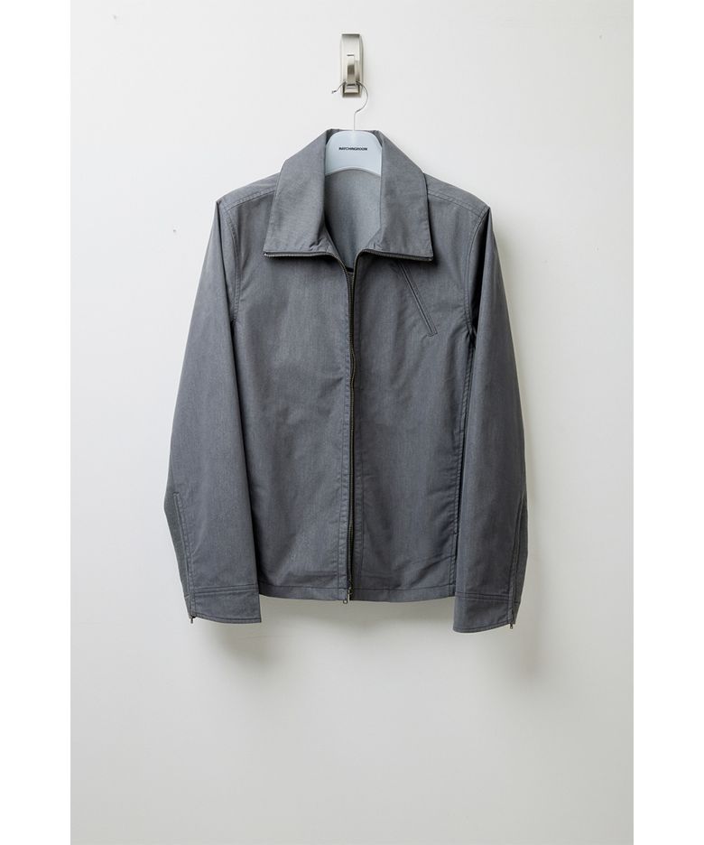 Funnel Neck Jacket Grey