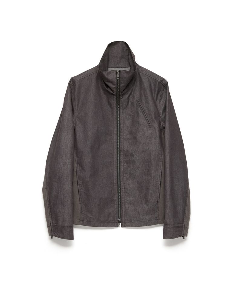 Funnel Neck Jacket Brown