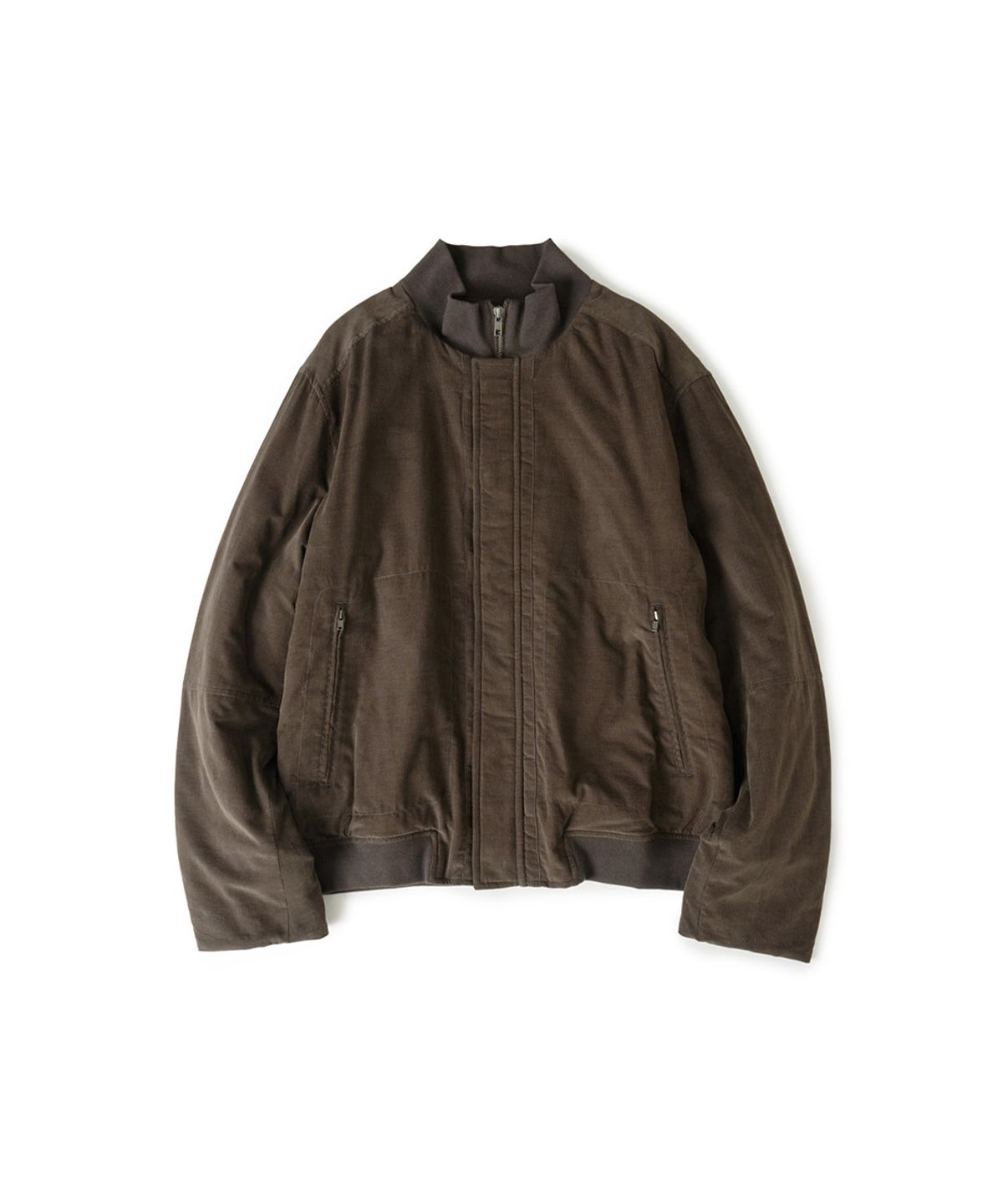 해칭룸(HATCHINGROOM) Tanker Jacket Corduroy Dark Brown