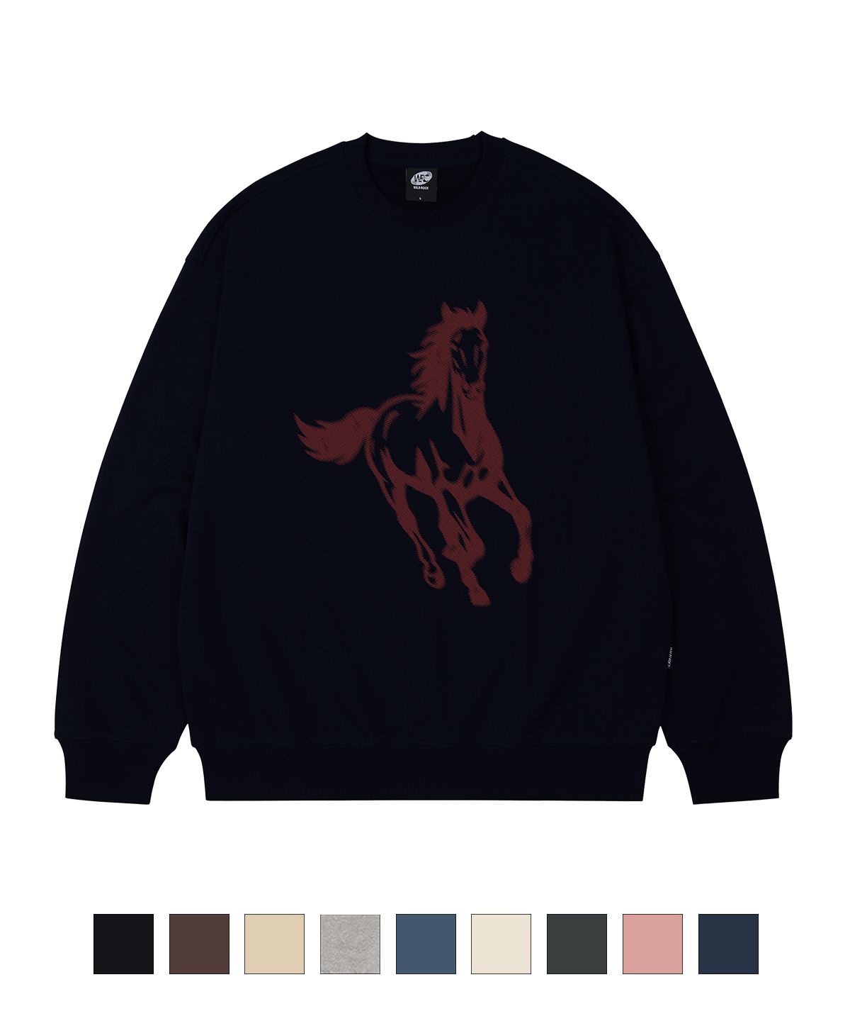 와일드락(WILDROCK) Running Horse 오버핏 맨투맨_9 COL