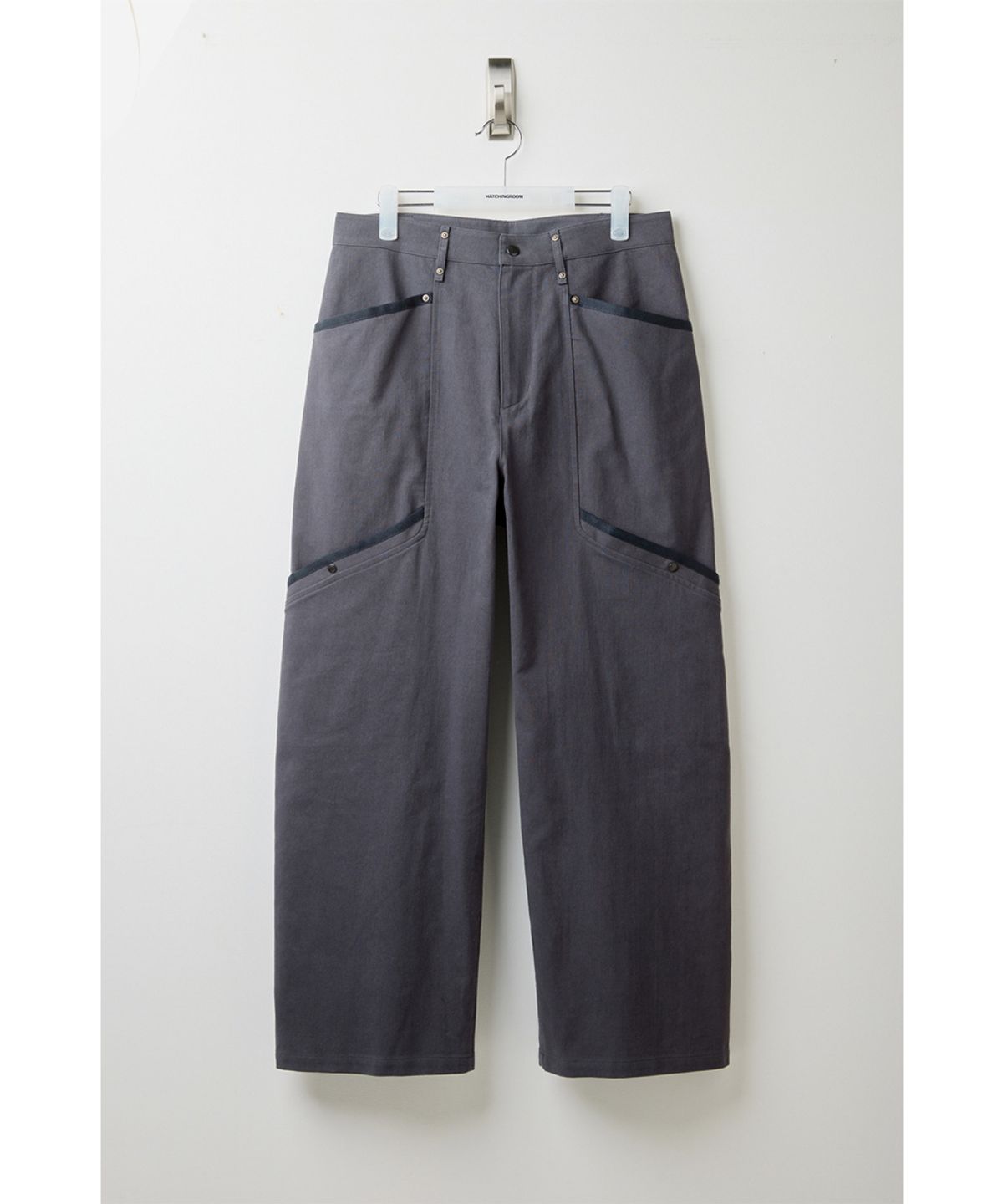 해칭룸(HATCHINGROOM) Sequence Pants Blue Charcoal