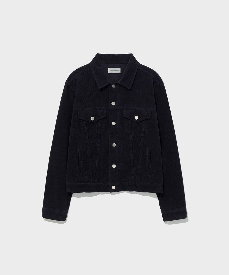 CORDUROY TRUCKER JACKET_NAVY [LC263JK03NV]