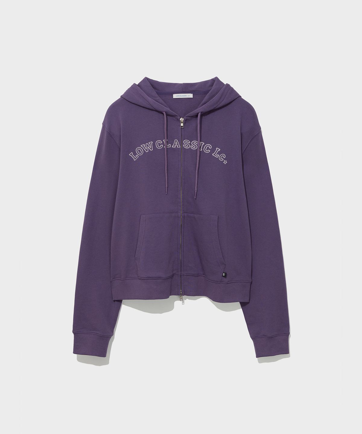 로우클래식(LOW CLASSIC) Lc REGULAR ZIP-UP HOODIE_PURPLE [LC263TS10PP]