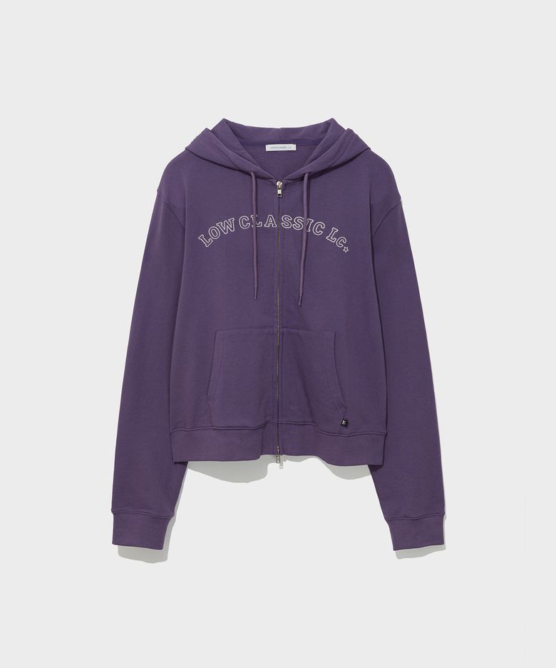 Lc REGULAR ZIP-UP HOODIE_PURPLE [LC263TS10PP]