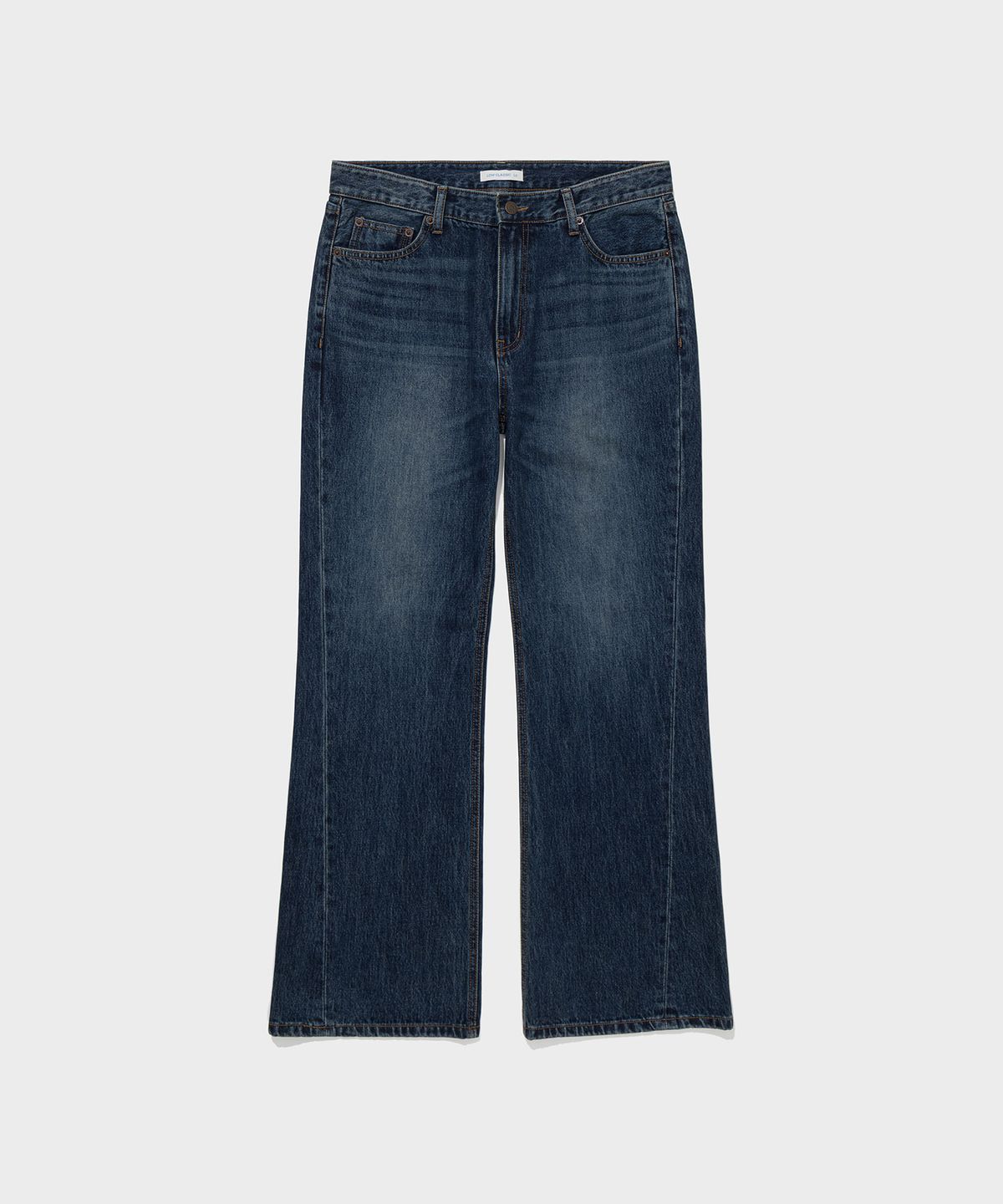 로우클래식(LOW CLASSIC) MID-RISE BOOT-CUT JEANS_MID BLUE [LC263PT21MB]