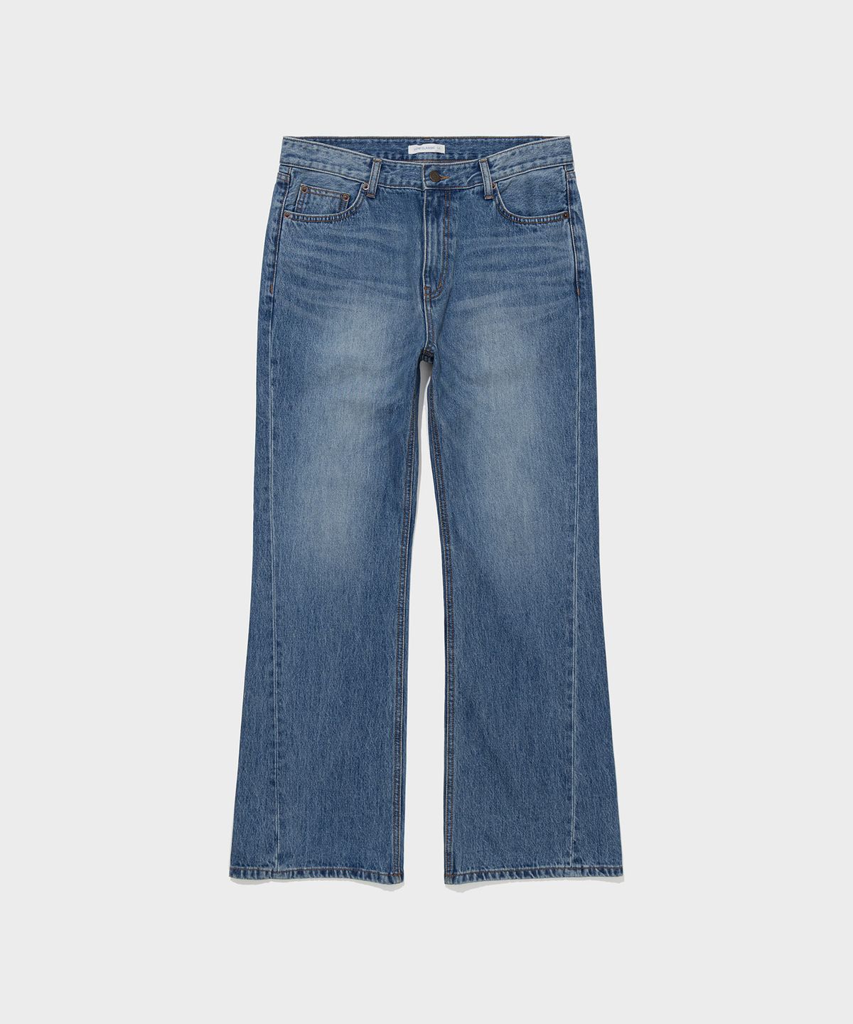 로우클래식(LOW CLASSIC) MID-RISE BOOT-CUT JEANS_BLUE [LC263PT21BL]