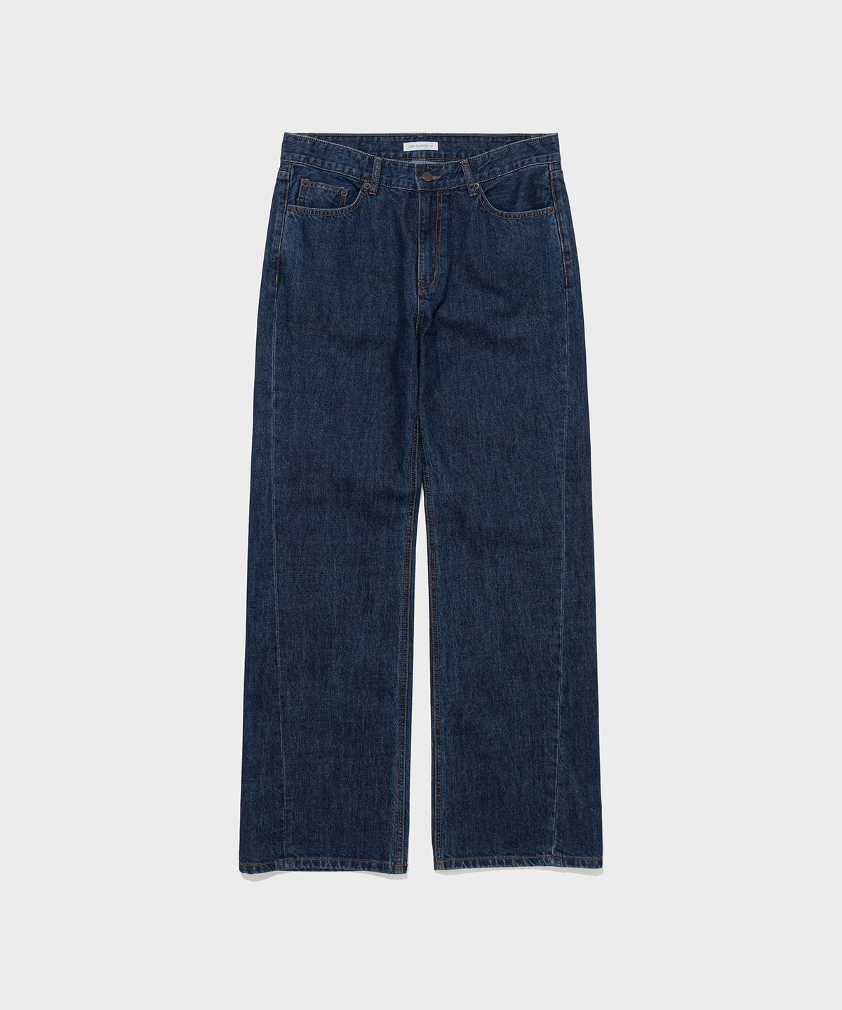 로우클래식(LOW CLASSIC) MID-RISE ROLL-UP JEANS_DARK BLUE [LC263PT22DU]