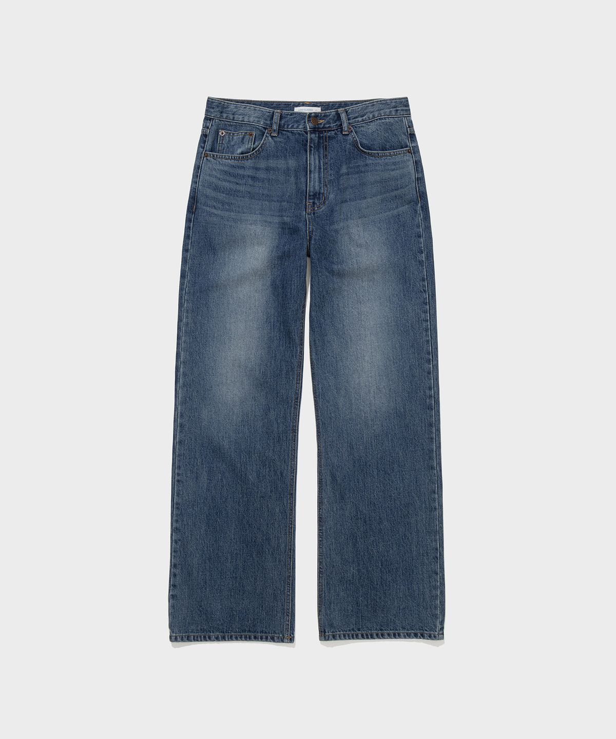로우클래식(LOW CLASSIC) POCKET WIDE-LEG JEANS_BLUE [LC267PT24BL]
