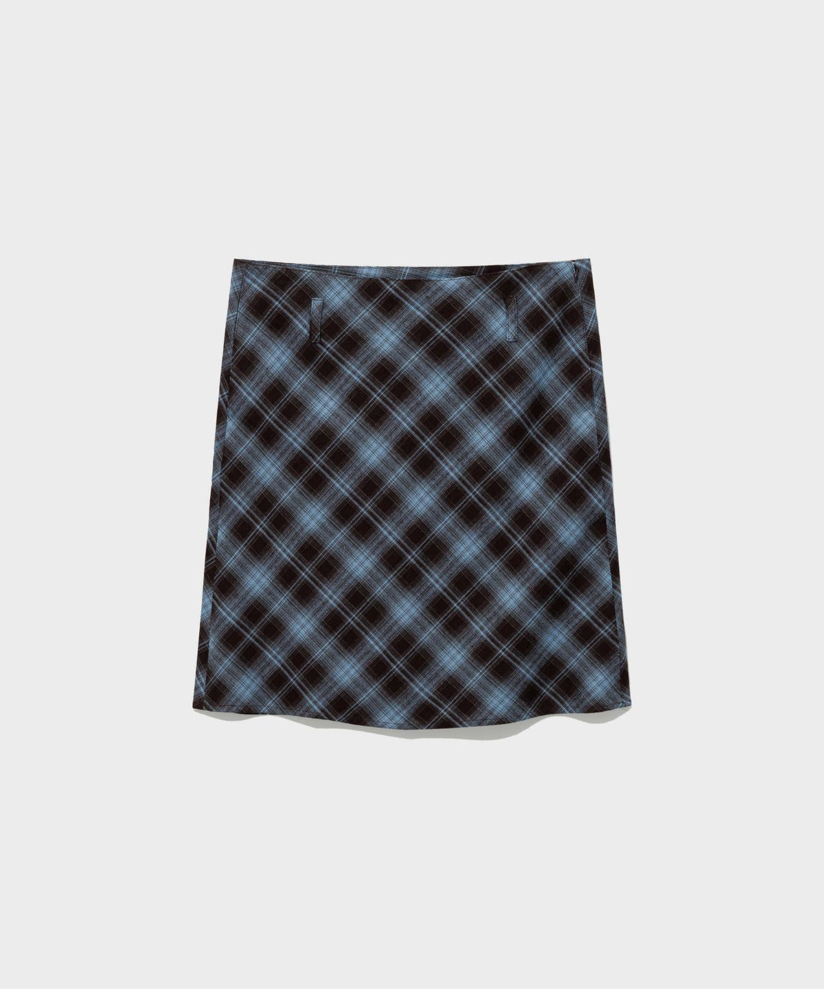 로우클래식(LOW CLASSIC) FLANNEL CHECKED MIDI SKIRT_BROWN [LC263SK01BR]