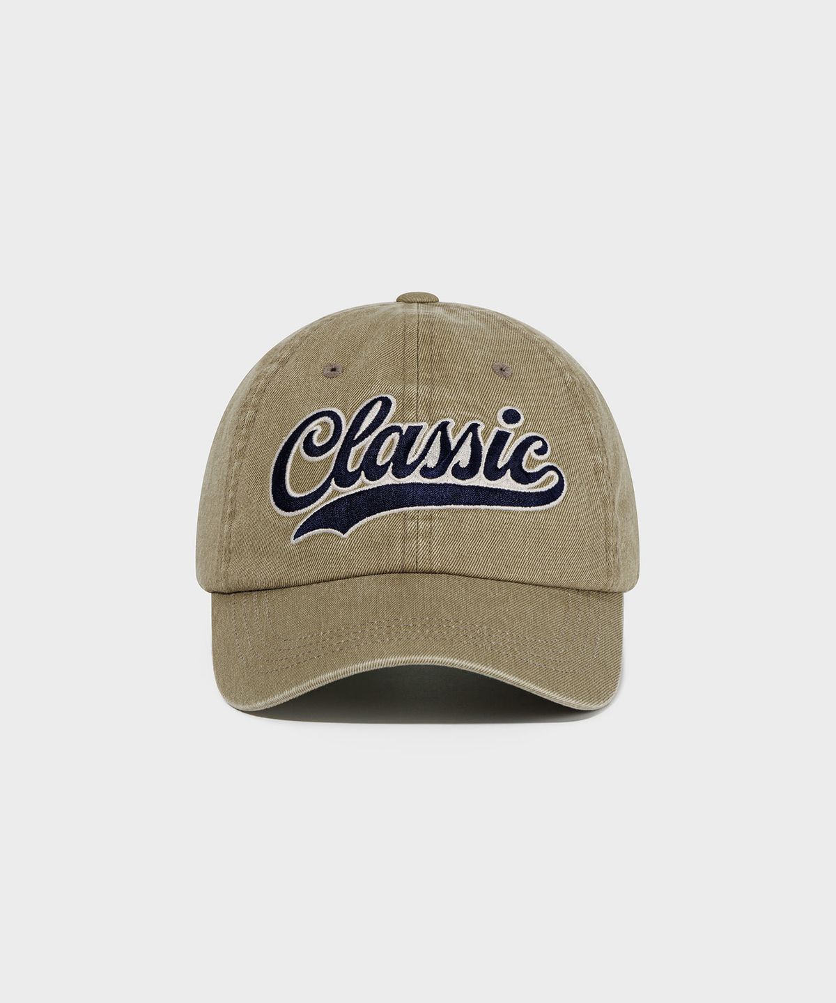 로우클래식(LOW CLASSIC) WAVE LOGO BALL CAP_BEIGE [LC267HA07BE]