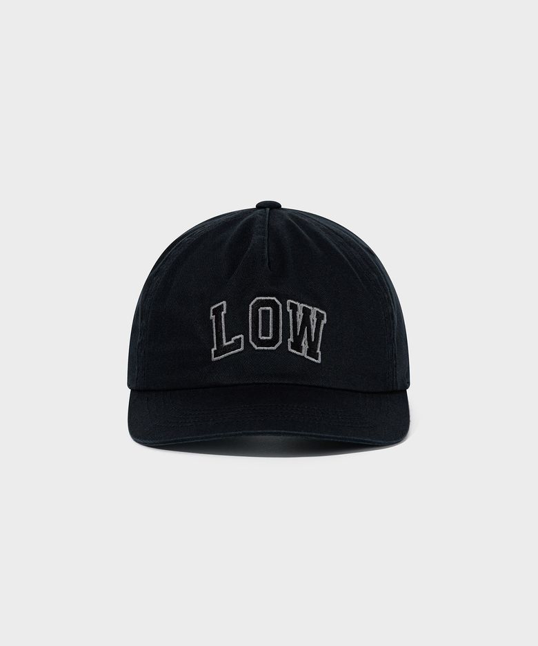 LOW WASHED BALL CAP_BLACK [LC267HA06BK]