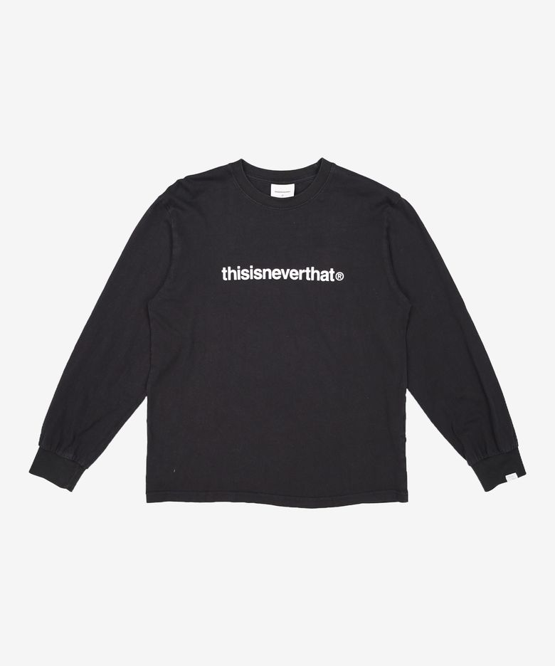 (SS22) T-Logo L/S Tee Black S