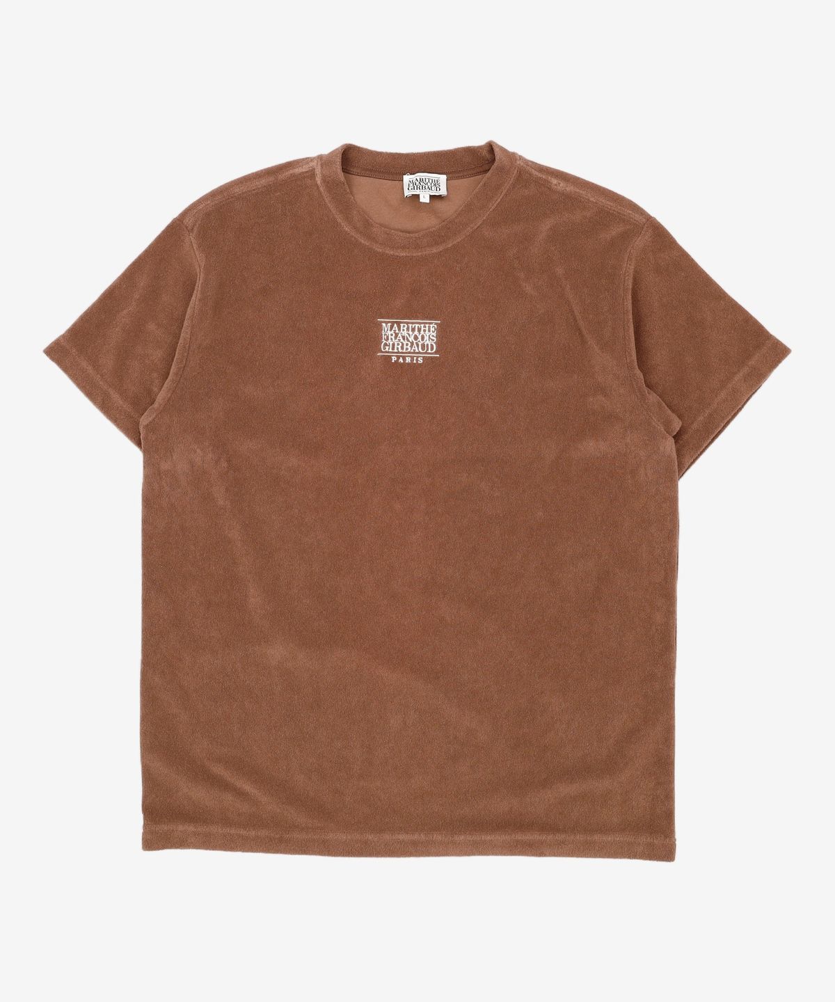마리떼 프랑소와 저버(MARITHÉ + FRANҪOIS GIRBAUD) CLASSIC LOGO TERRY TEE brown L