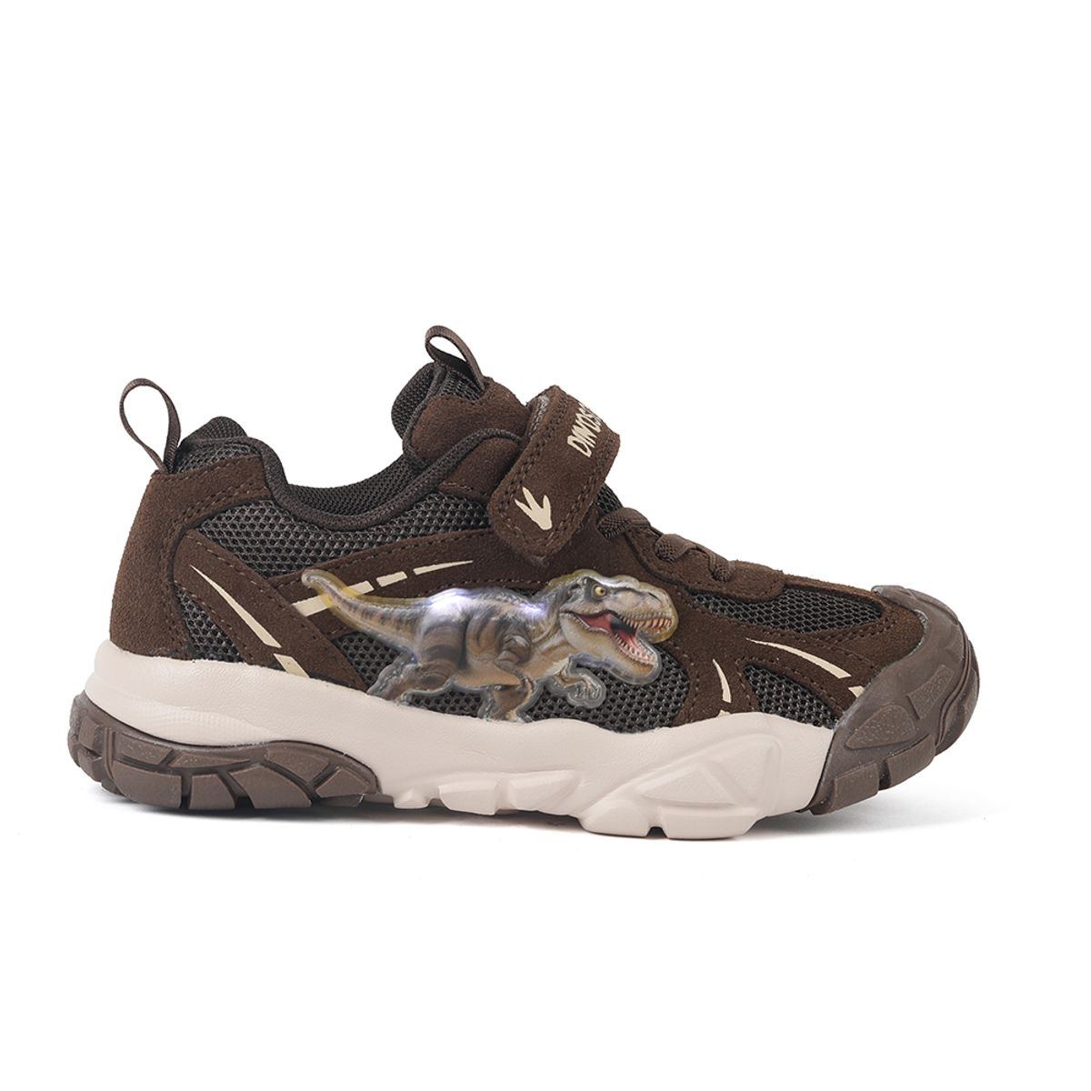 다이노솔즈(DINOSOLES) 티렉스 레인저 키즈 브라운