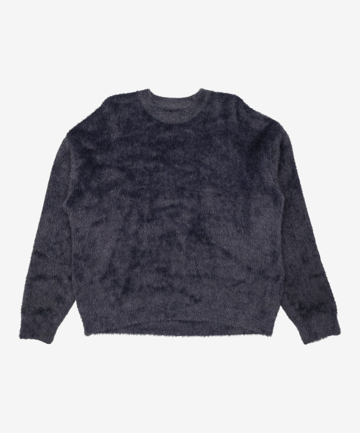 노매뉴얼(NOMANUAL) CROPPED HAIRY KNIT - DUSK 95