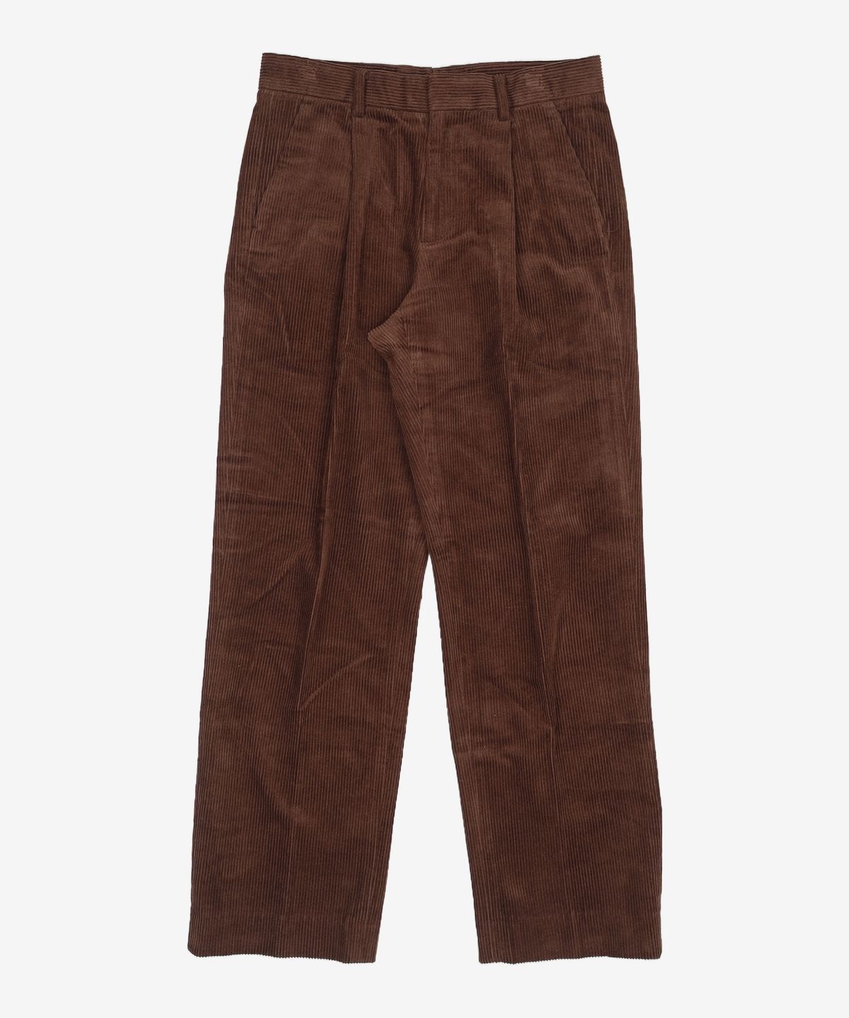 티엔지티(TNGT) Corduroy Semi Wide Pants (Brown) TNPA5F107W2 78